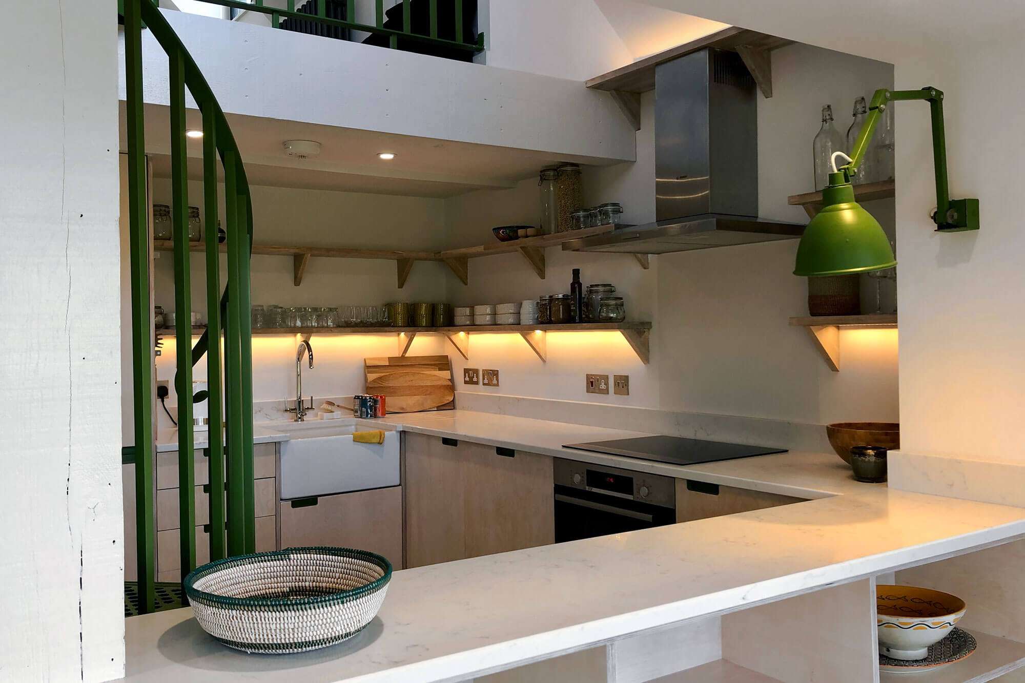 Kitchen lighting installation by LH Electrical